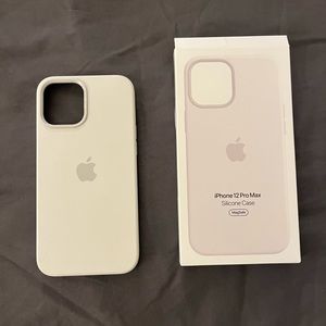 Authentic Apple Silicone Case for iPhone 12 Pro Max - WHITE - NEW NEVER USED!!!